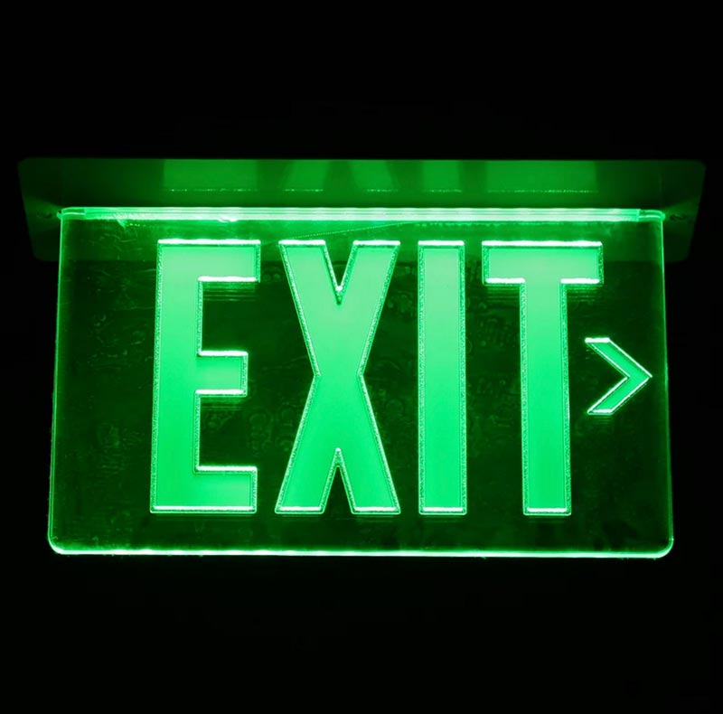 Exit Light Testing