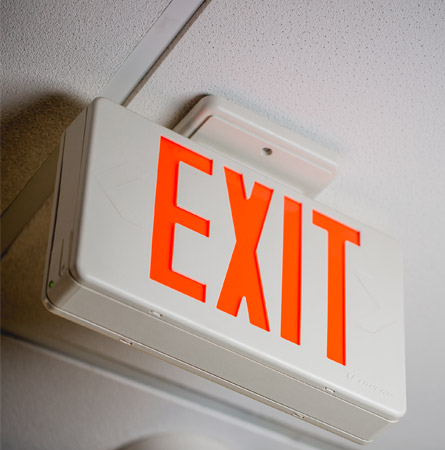 Emergency and exit path lighting